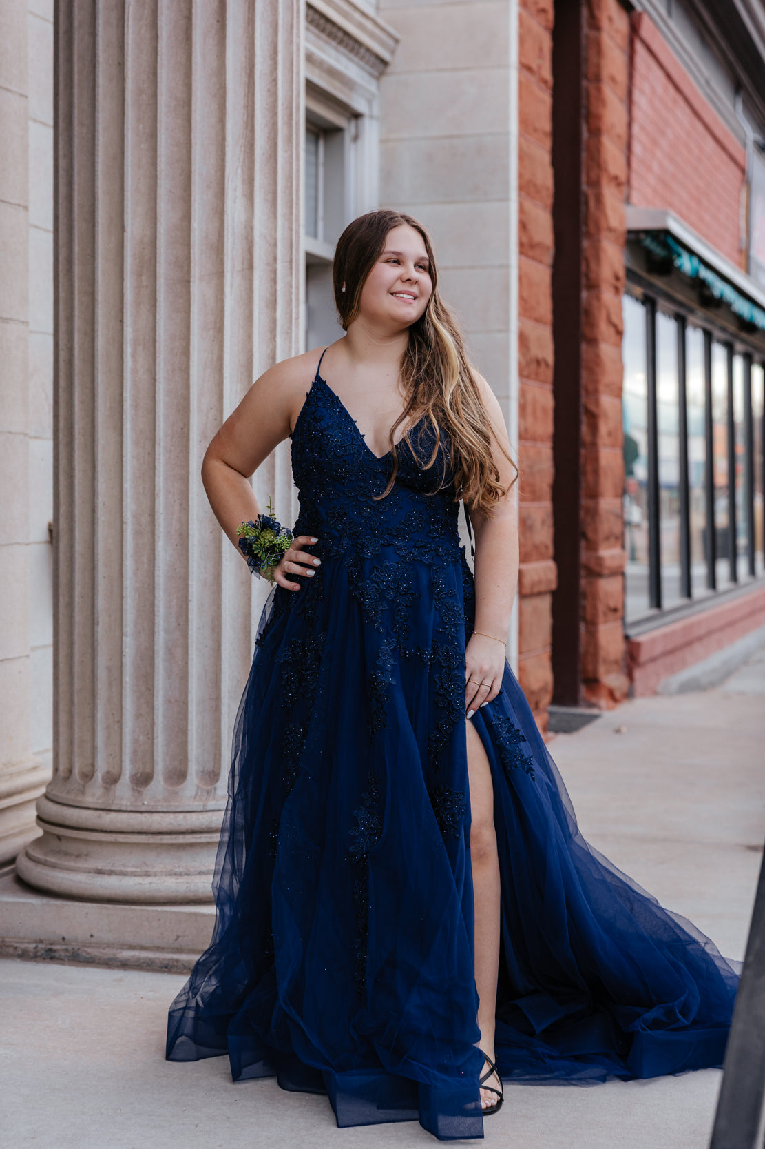 Prom Dress 33715 | Marine Blue Prom Dress 33715 | Marine Blue