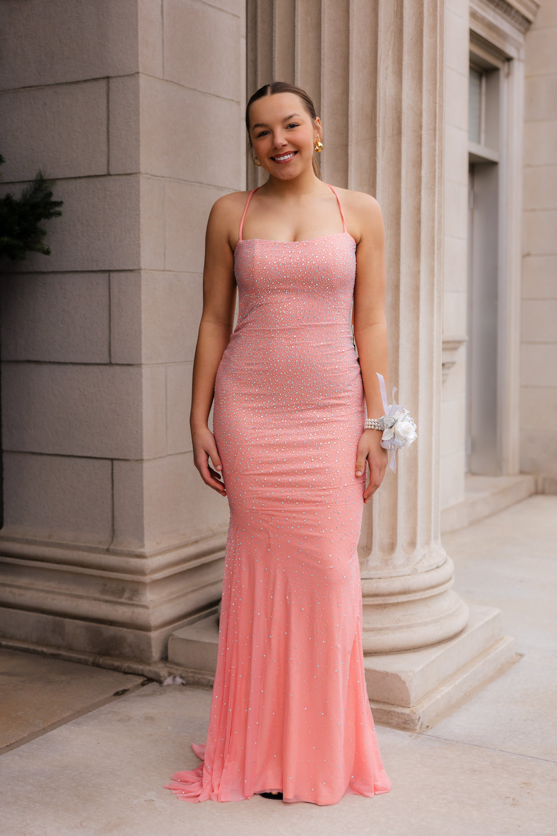 Prom Dress 33863 | Peach