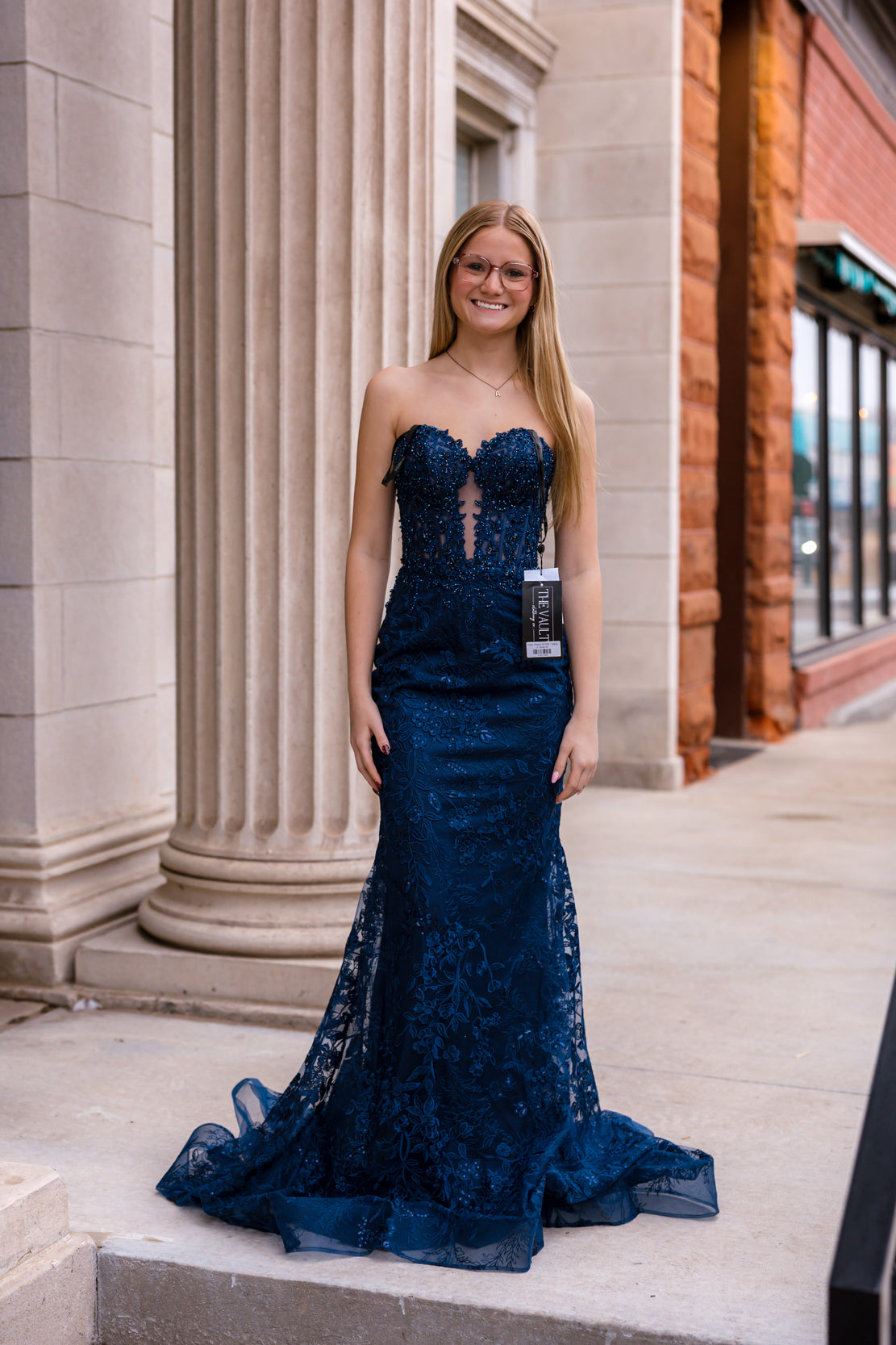 Prom Dress 56160 | Navy