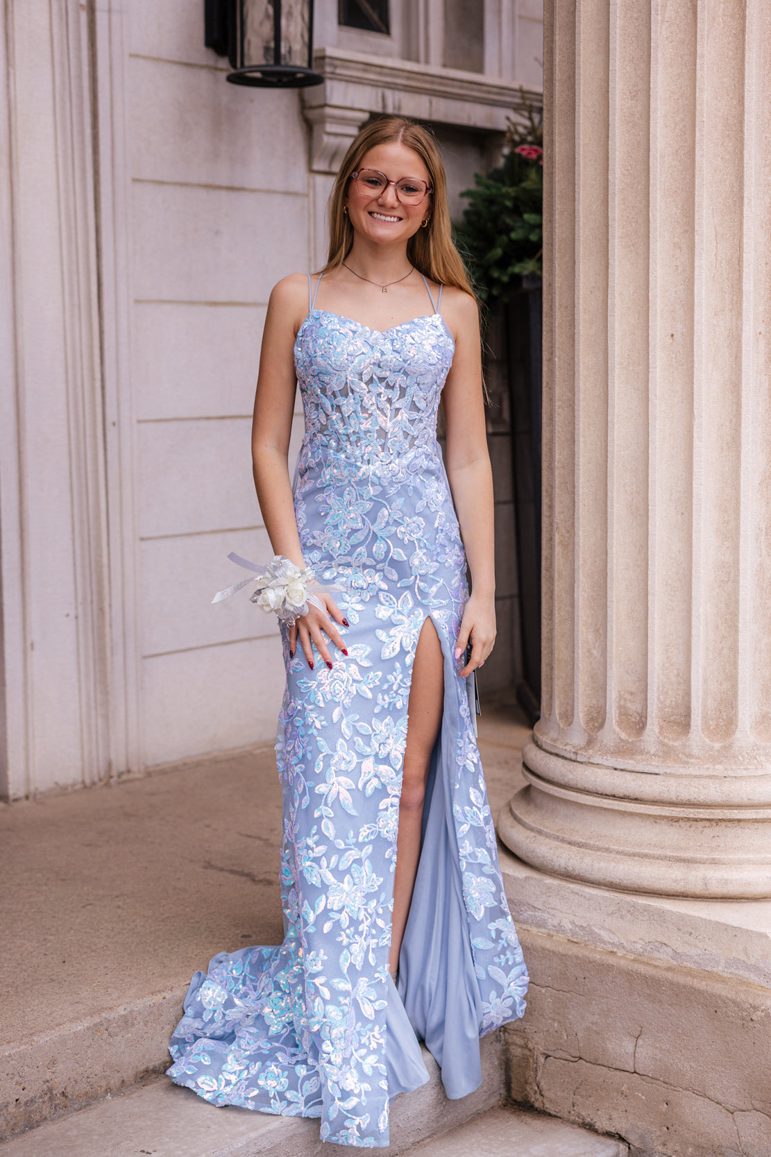 Prom Dress 89443 | Light Blue