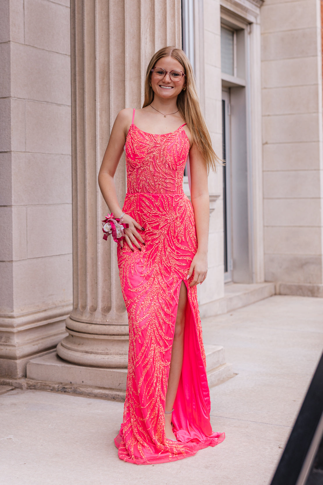 Prom Dress 4310 | Neon Pink