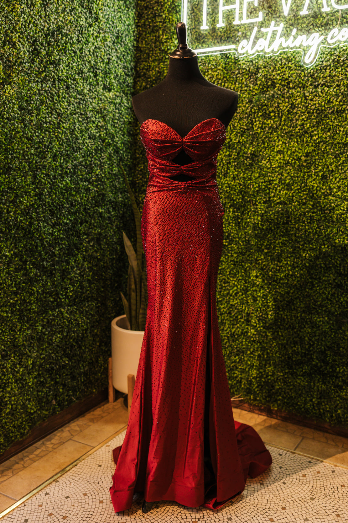 Prom Dress 89096 | Wine