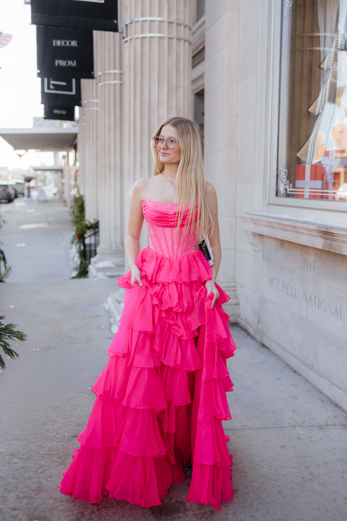 Prom Dress 57288 | Bright Pink