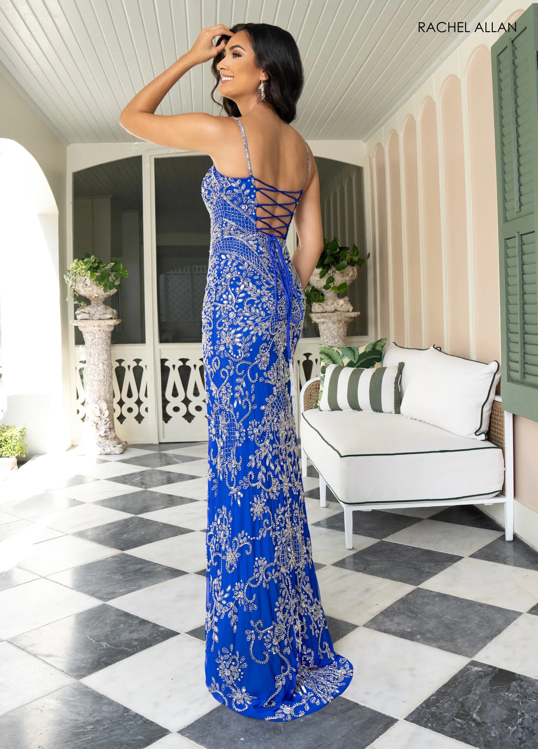 Prom Dress 70999 | Royal Silver