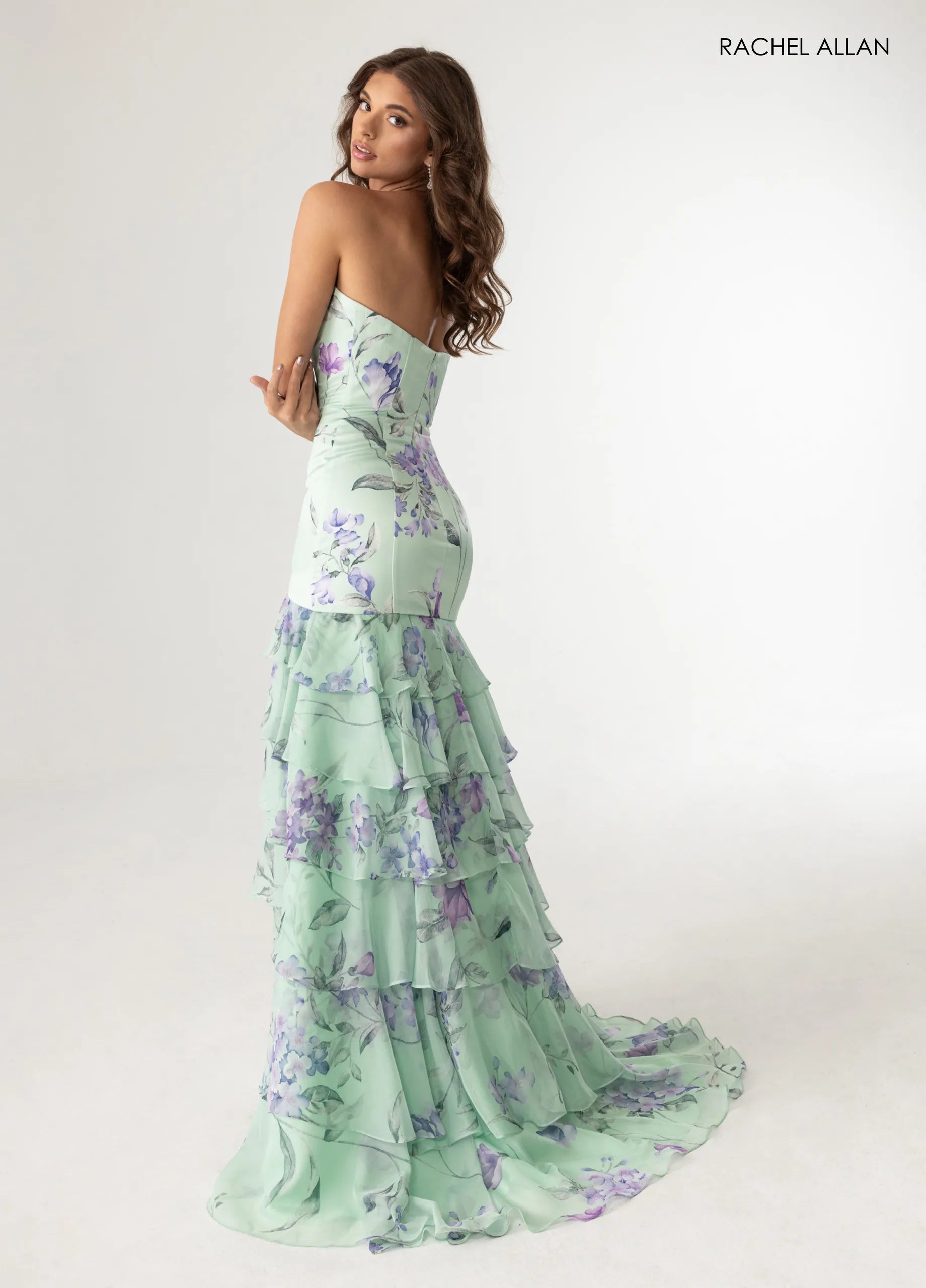 Prom Dress 70995 | Sage Lilac Pink