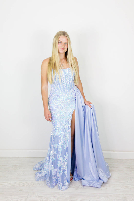 Prom Dress 28291 | Iridescent Light Blue