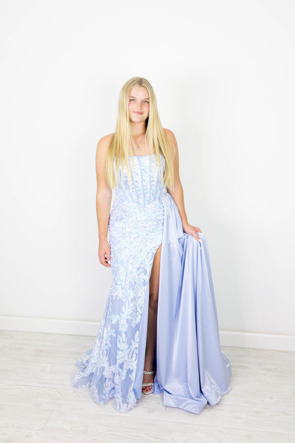 Prom Dress 28291 | Iridescent Light Blue