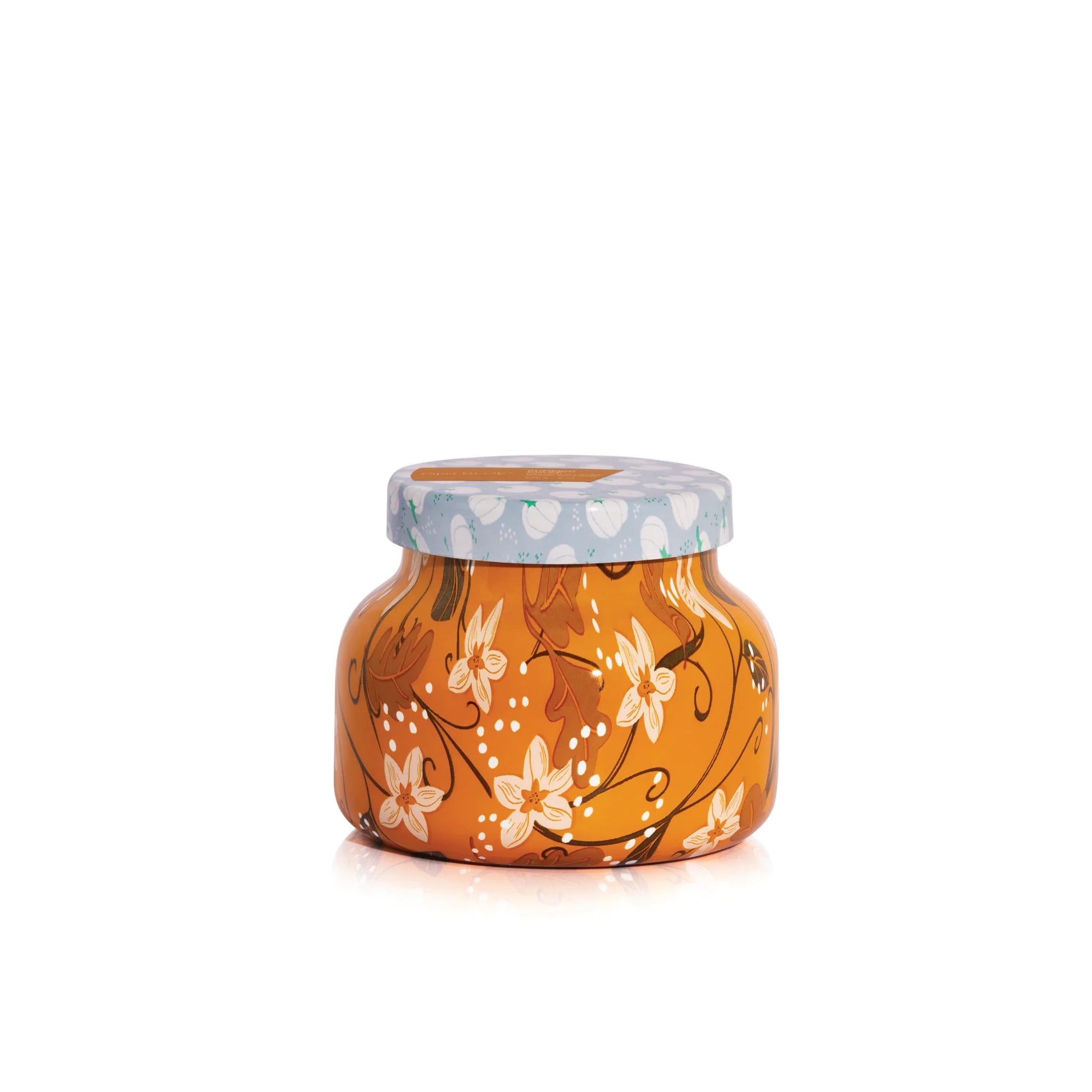 Capri Blue Holiday Pattern Play Petite Jar 8oz. | Pumpkin Dulce