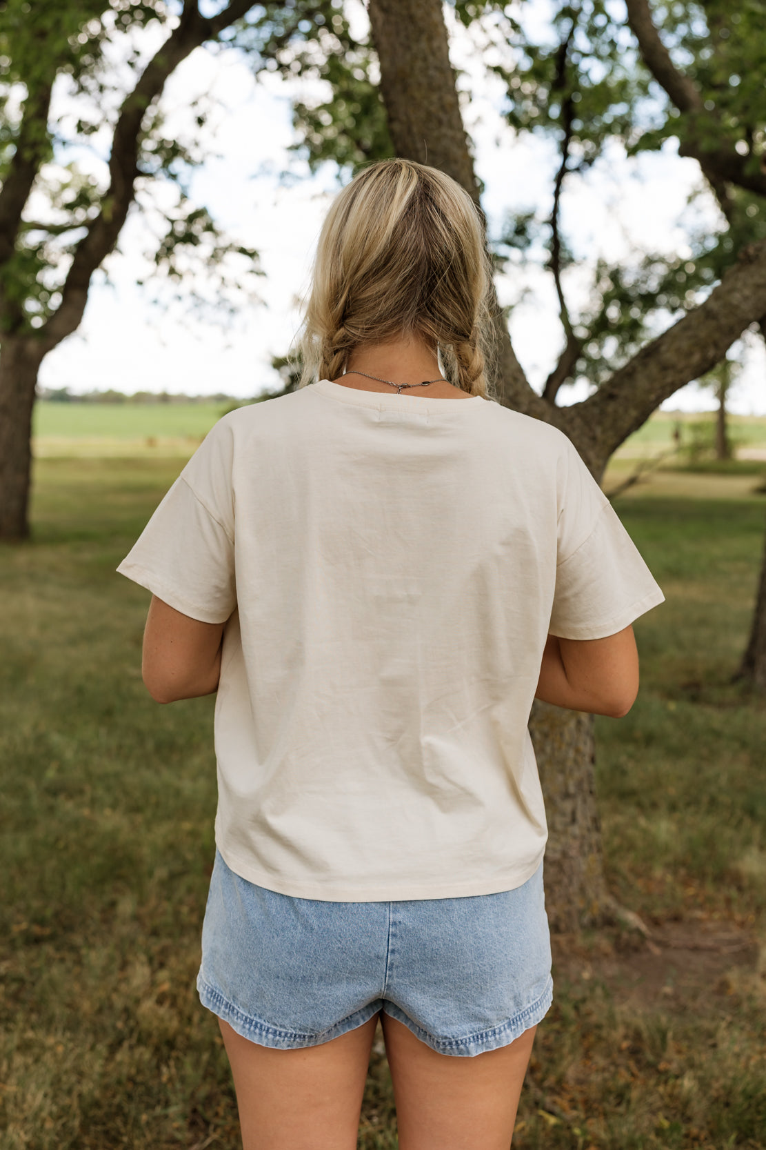 Yeehaw Graphic Tee | Ecru/Brown