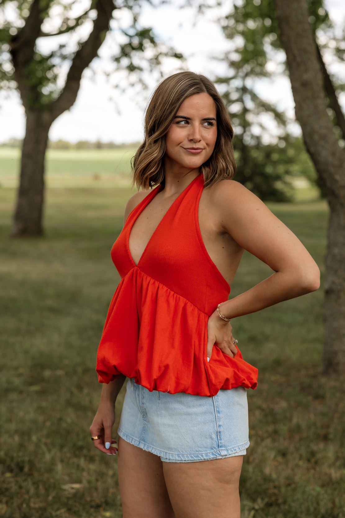 Paige Top | Tangerine Tango