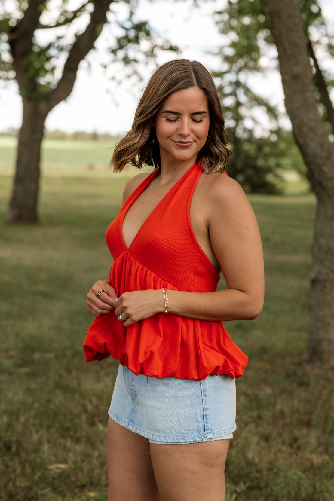 Paige Top | Tangerine Tango