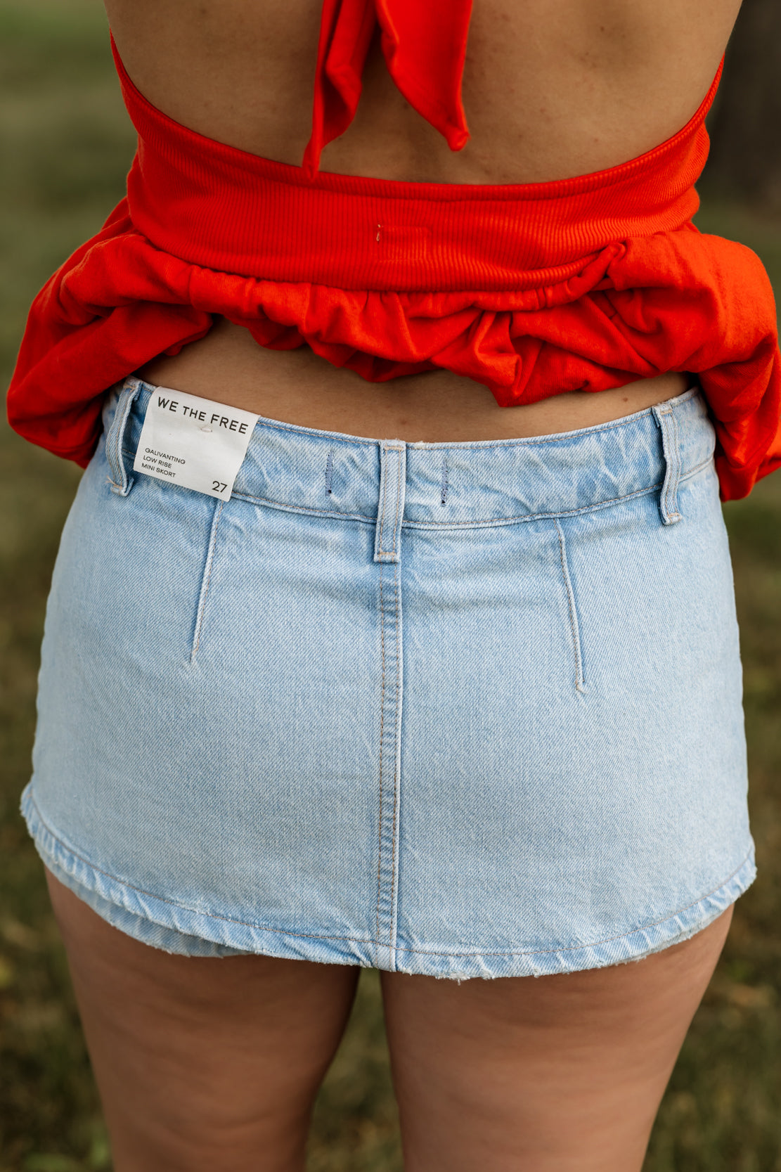 We The Free Gallivanting Peekaboo Skort | Aegean