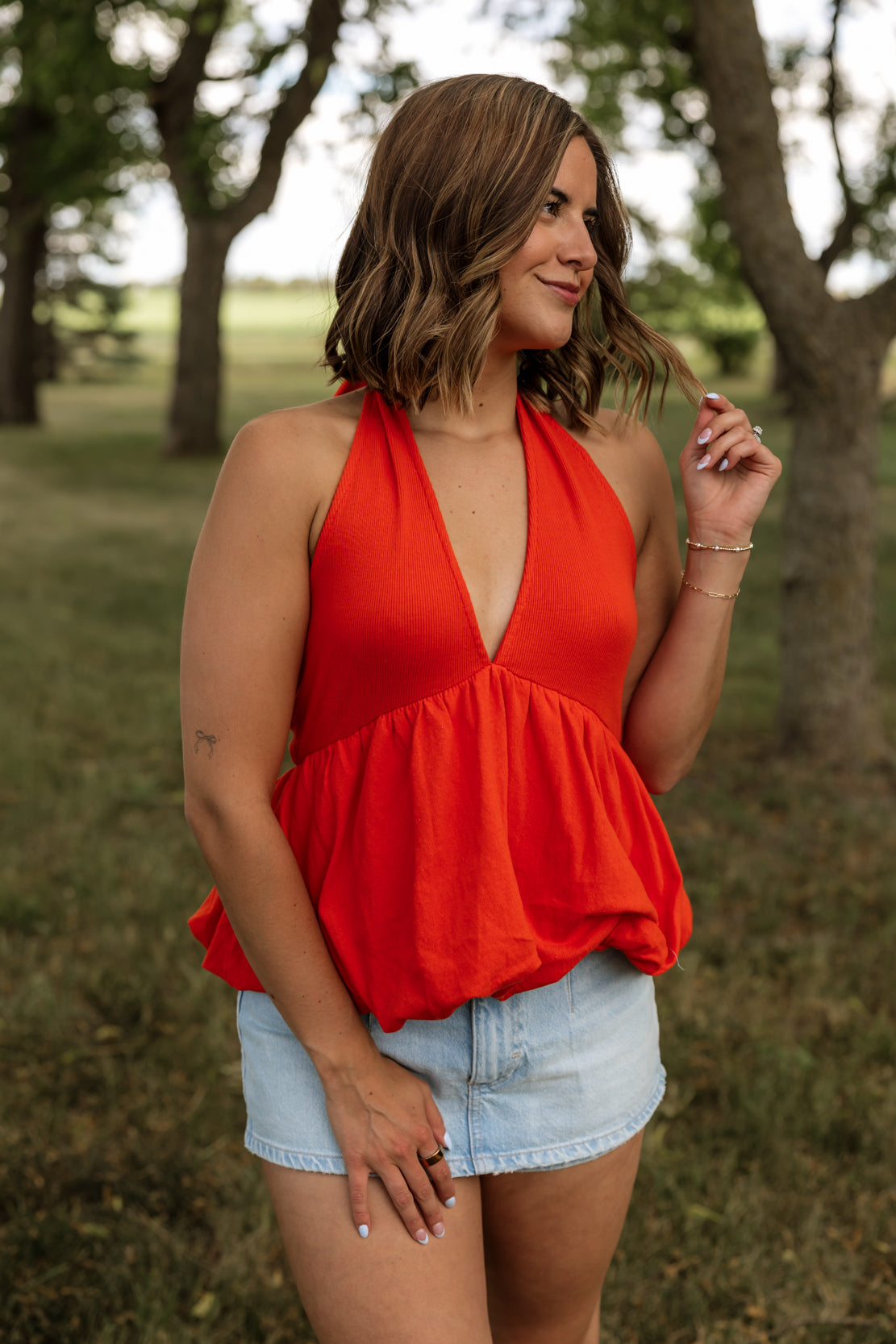 Paige Top | Tangerine Tango