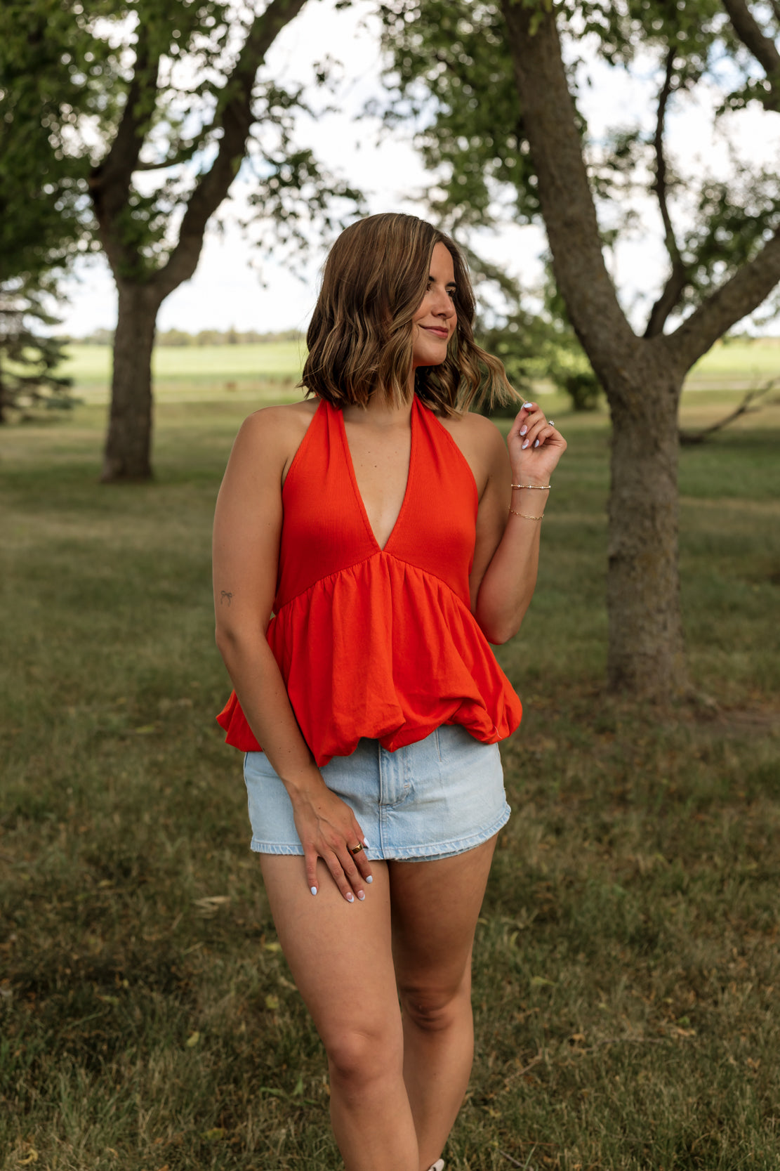 Paige Top | Tangerine Tango