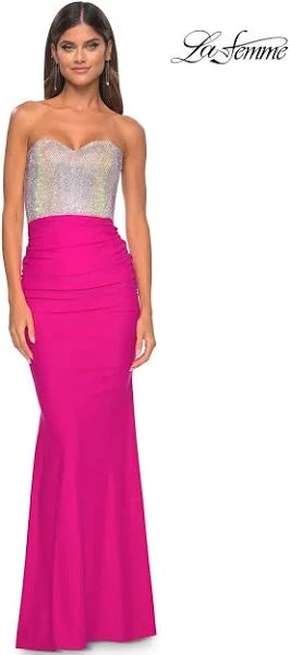 Prom Dress 32440 | Hot Fuchsia