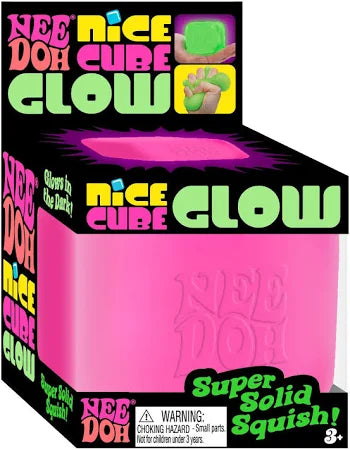 Nee Doh Glow Nice Cube