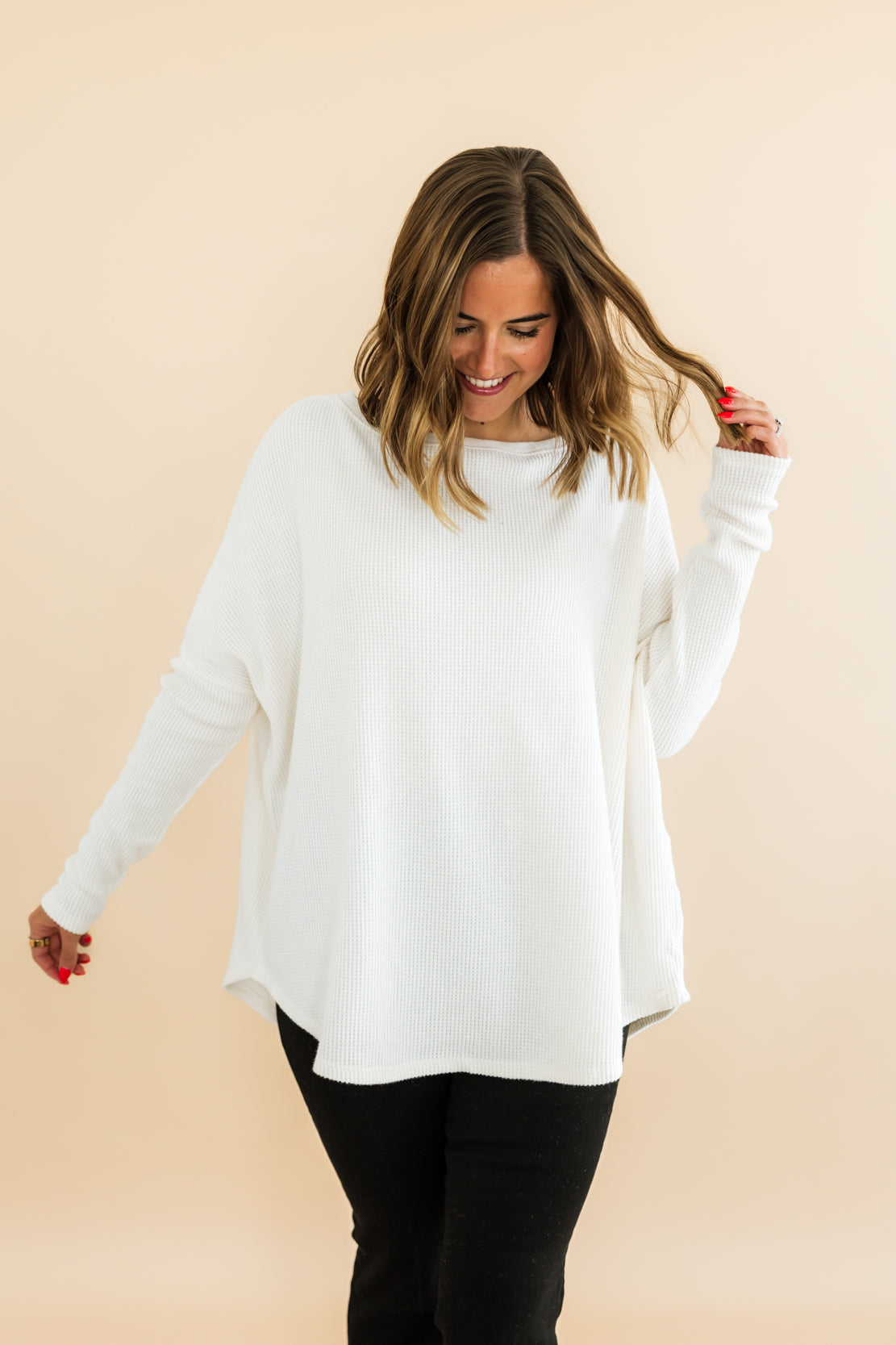 We The Free Latte Blues Solid Thermal | Sugar Swizzle