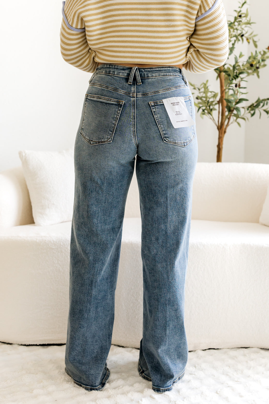 Good Waist Palazzo Jeans | Indigo