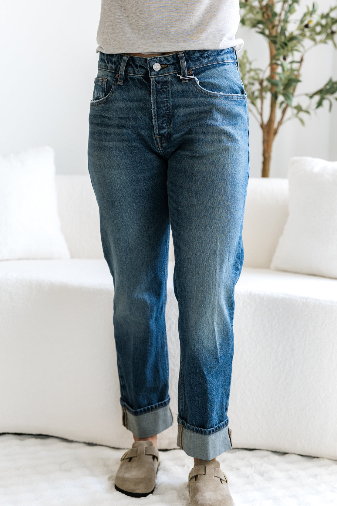 Vintage Straight Ankle | Indigo