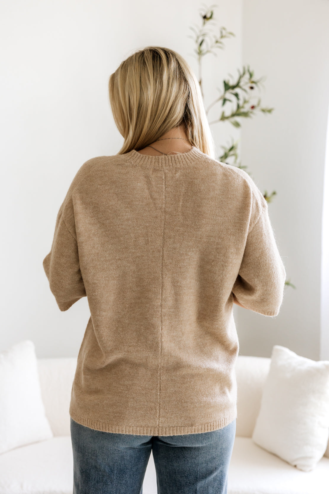 Margot Sweater Tee | Pearl Melange