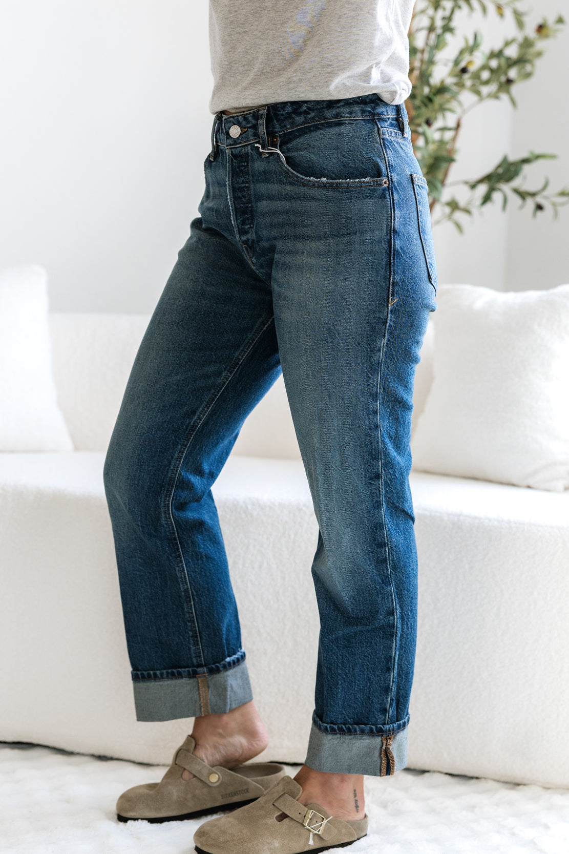 Vintage Straight Ankle | Indigo