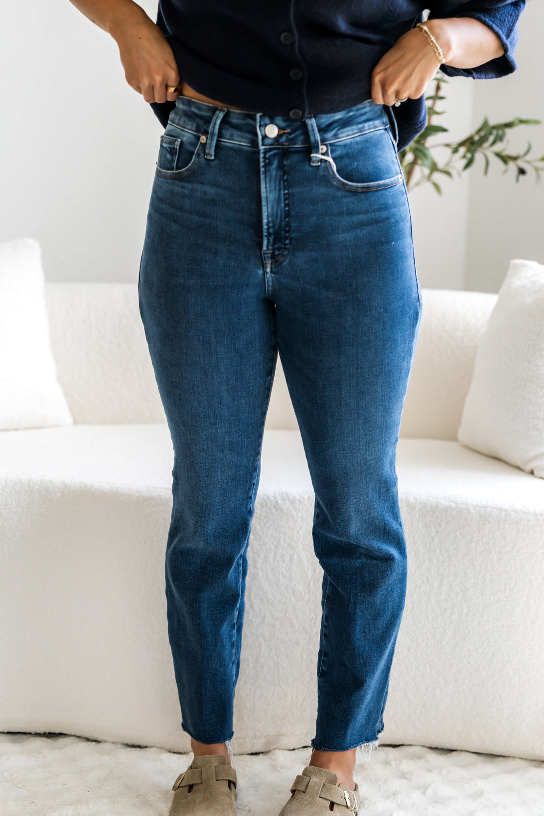 Soft Tech Good Legs Straight Jeans | Indigo