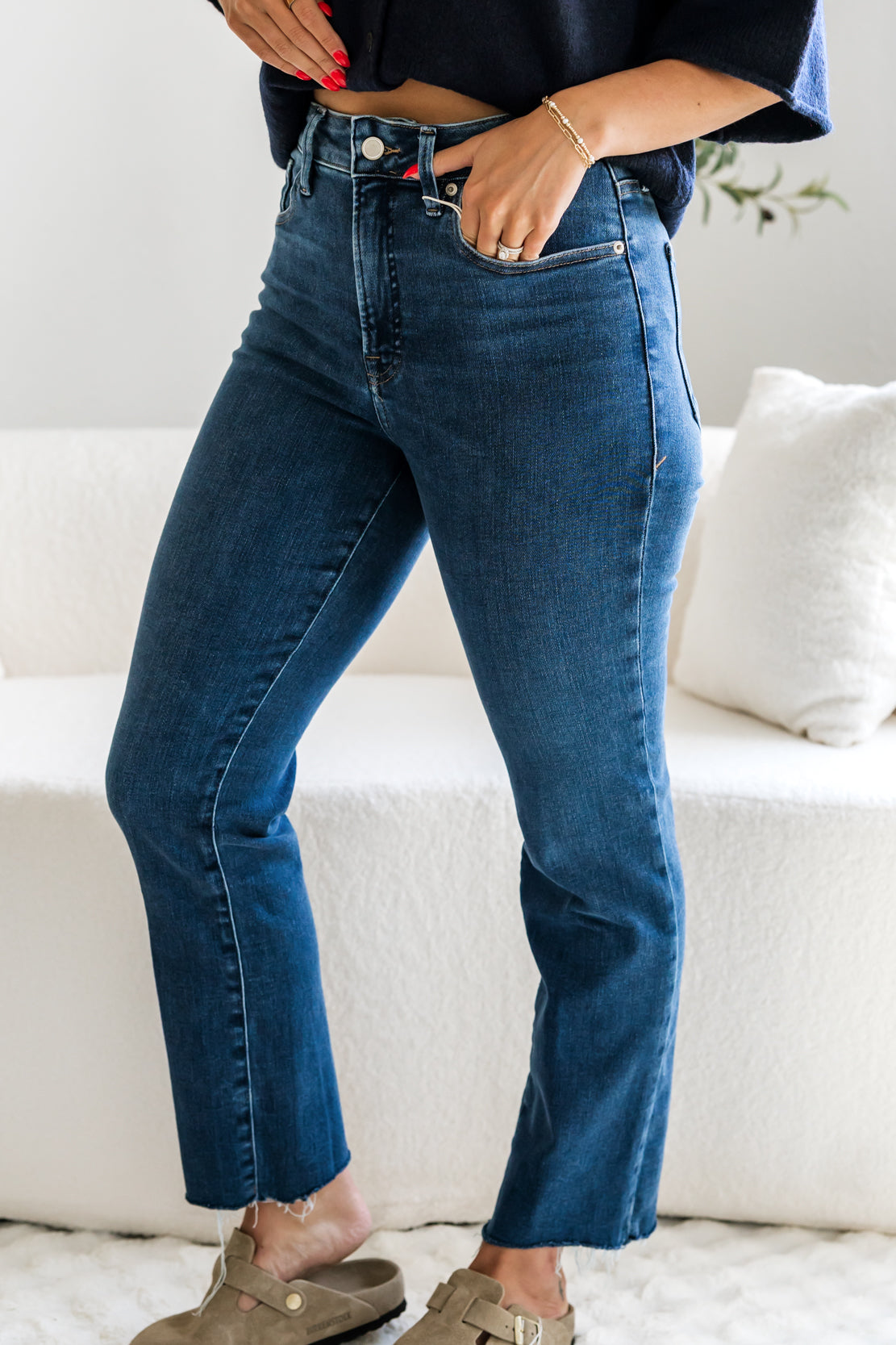 Soft Tech Good Legs Straight Jeans | Indigo