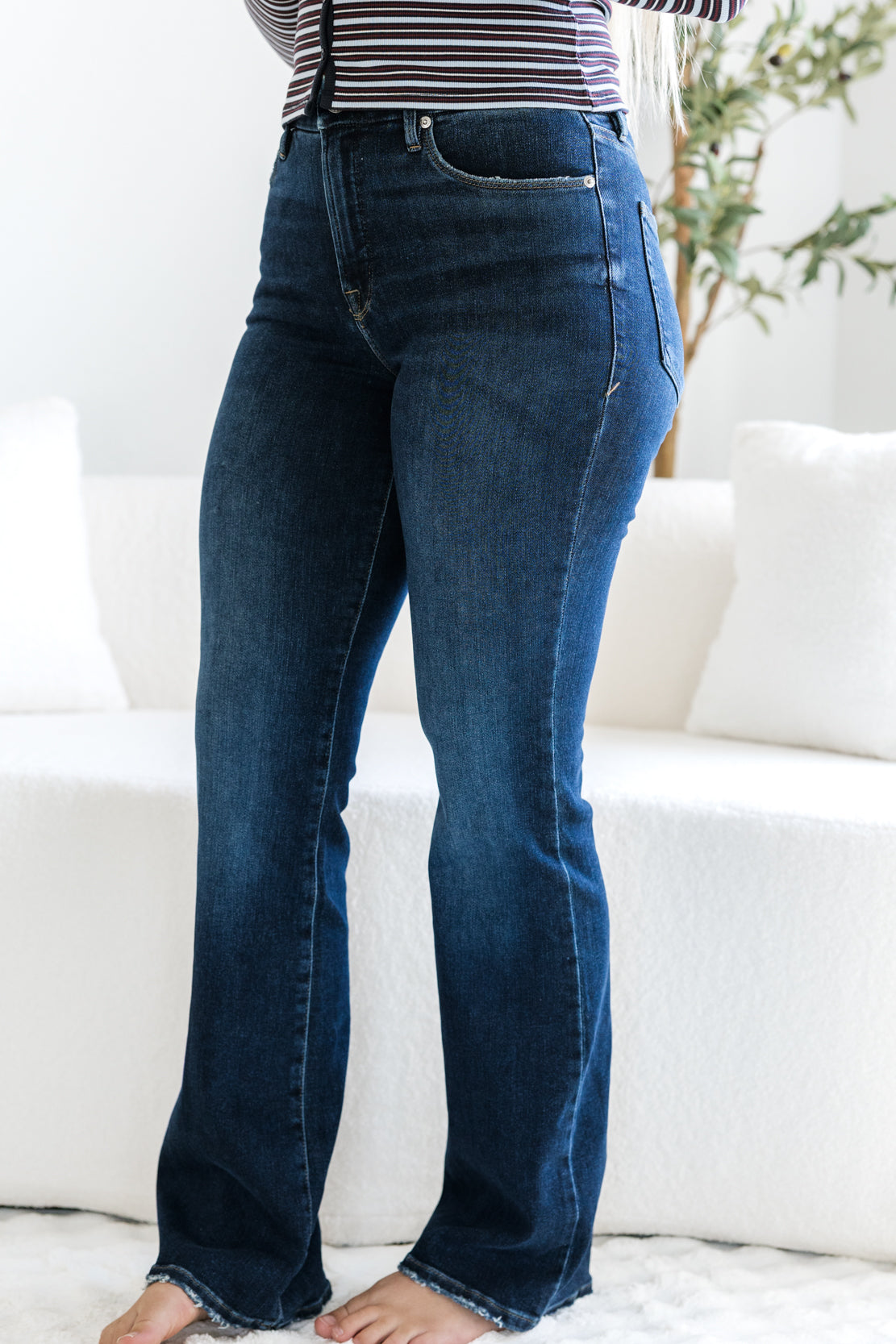 Soft Tech Good Classic Bootcut Jeans | Indigo