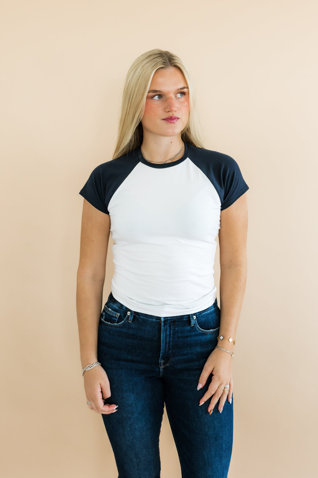 The Raglan Tee | Chalk