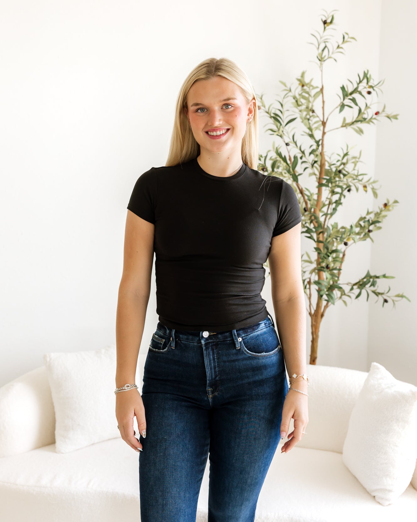 The Baby Tee | Black