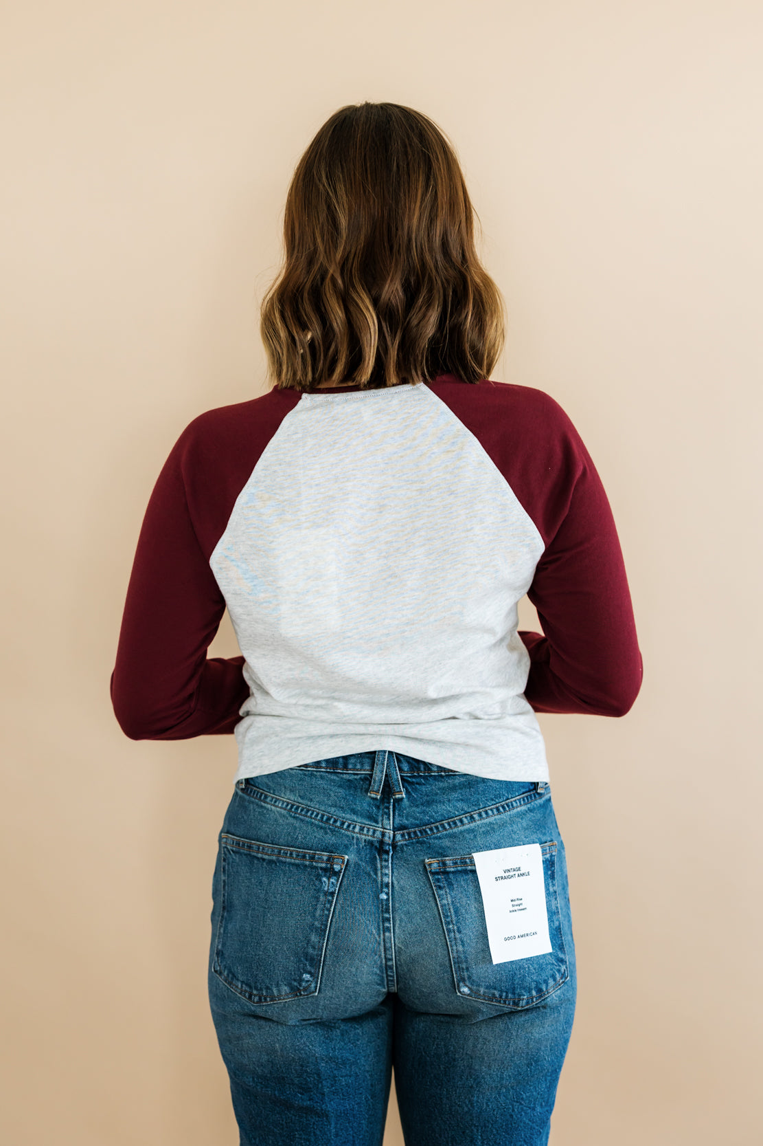 The Long Sleeve Raglan Tee | Vintage Grey