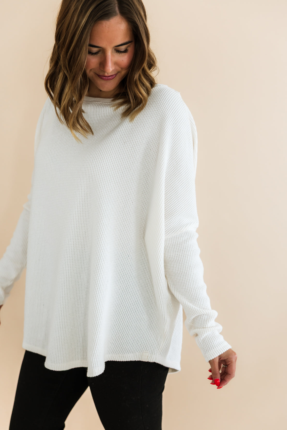 We The Free Latte Blues Solid Thermal | Sugar Swizzle