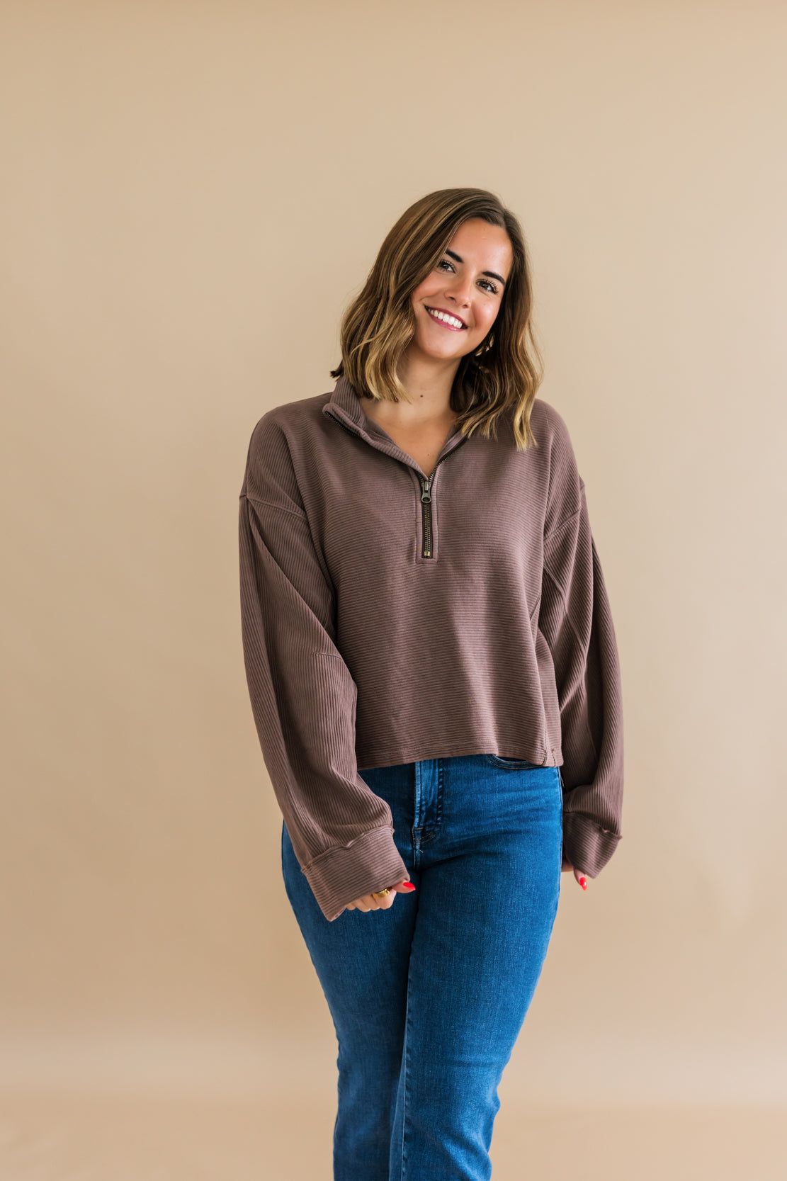 We The Free Celeste Quarter Zip | Mochachinno