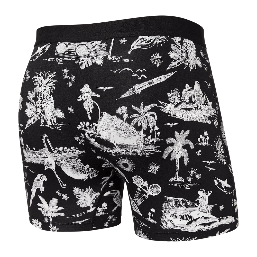 
                      
                        Ultra Super Soft Boxer Brief | Black Astro Surf & Turf
                      
                    