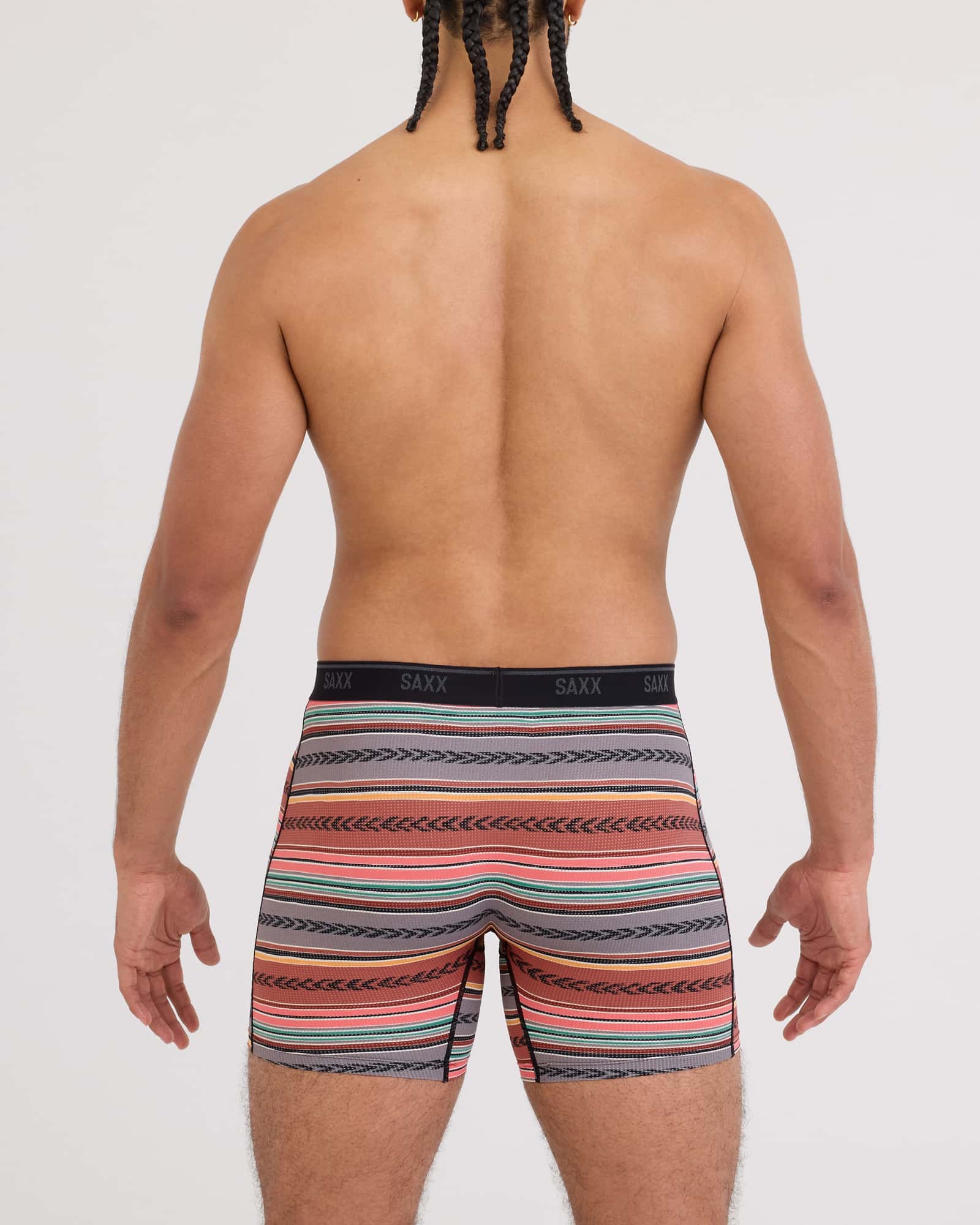 Quest Quick-Dry Mesh Boxer Brief | Globetrekker Stripe Multi