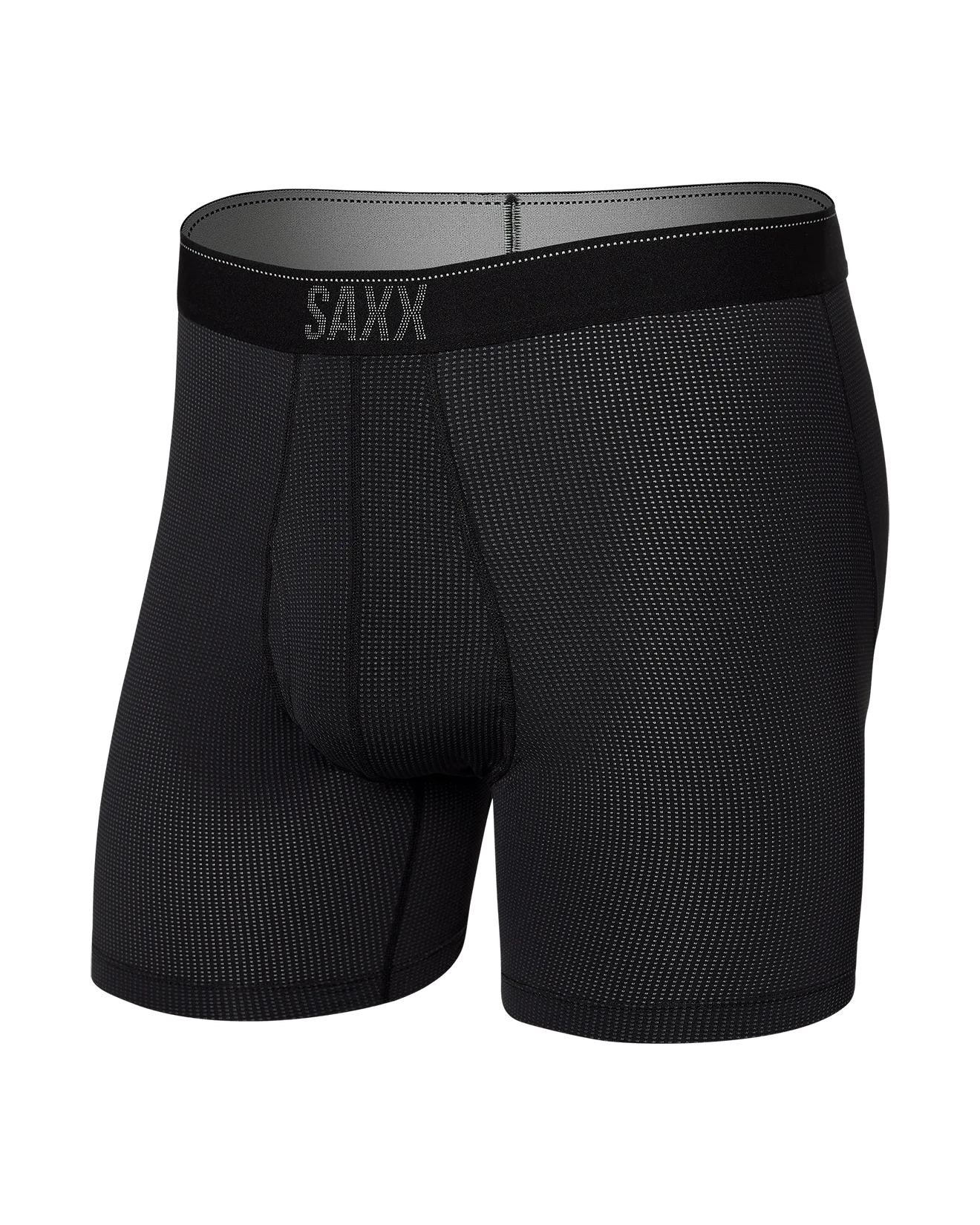 Quest Quick-Dry Mesh Boxer Brief | Black