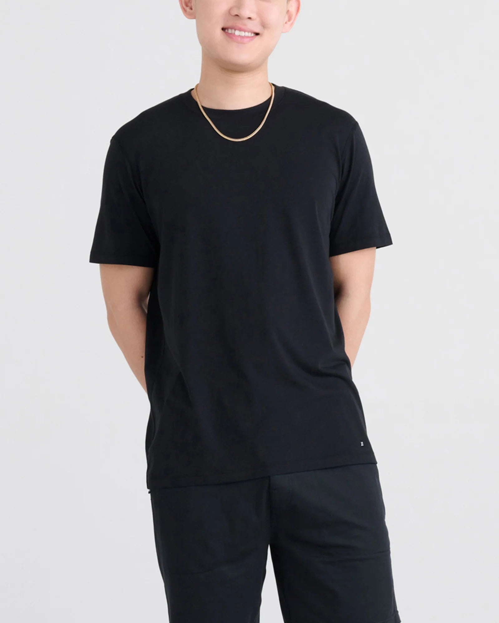 Men's Droptemp Cooling Cotton Tee | Black