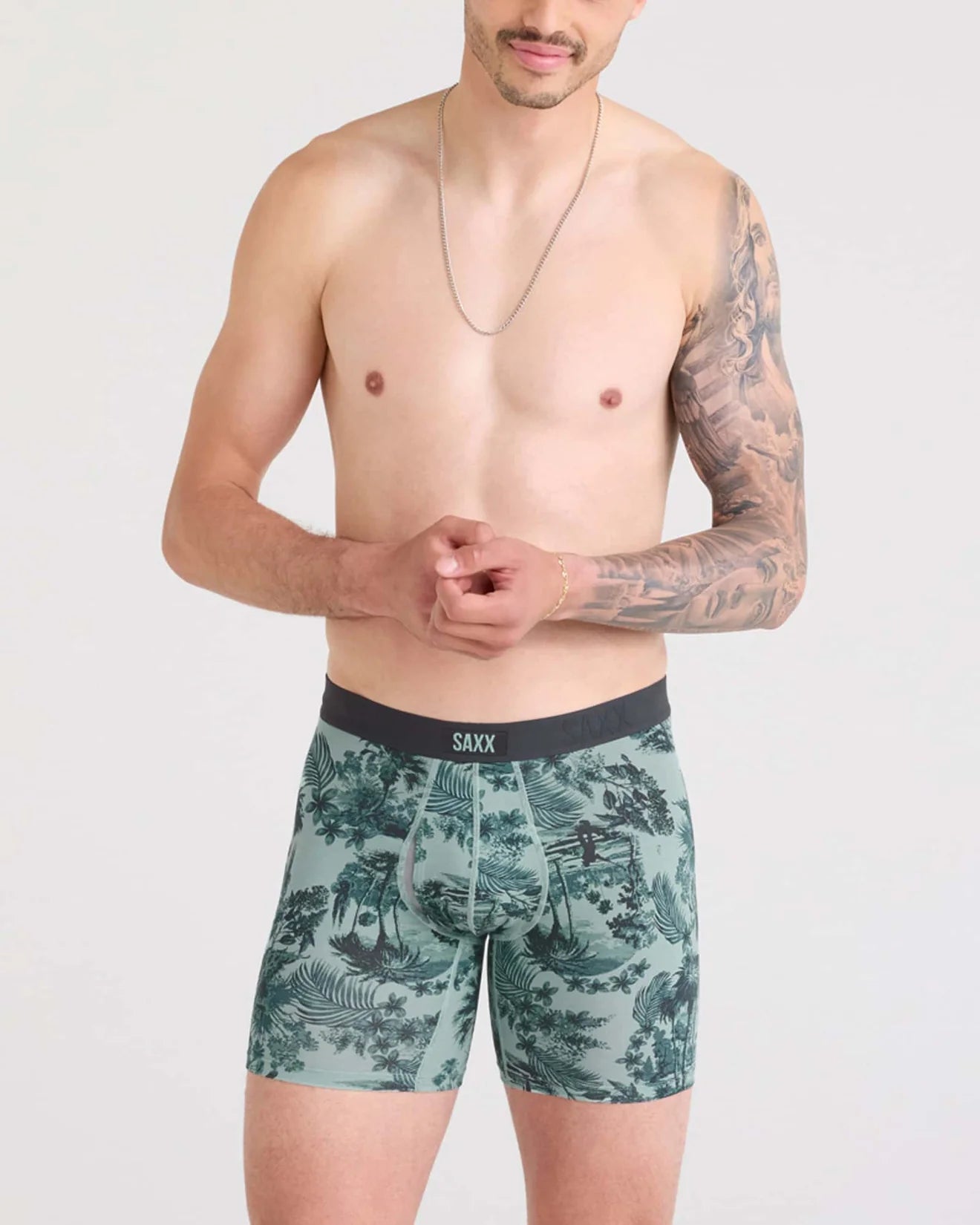 Vibe Xtra Boxer Brief | Golf Toile Aquifer