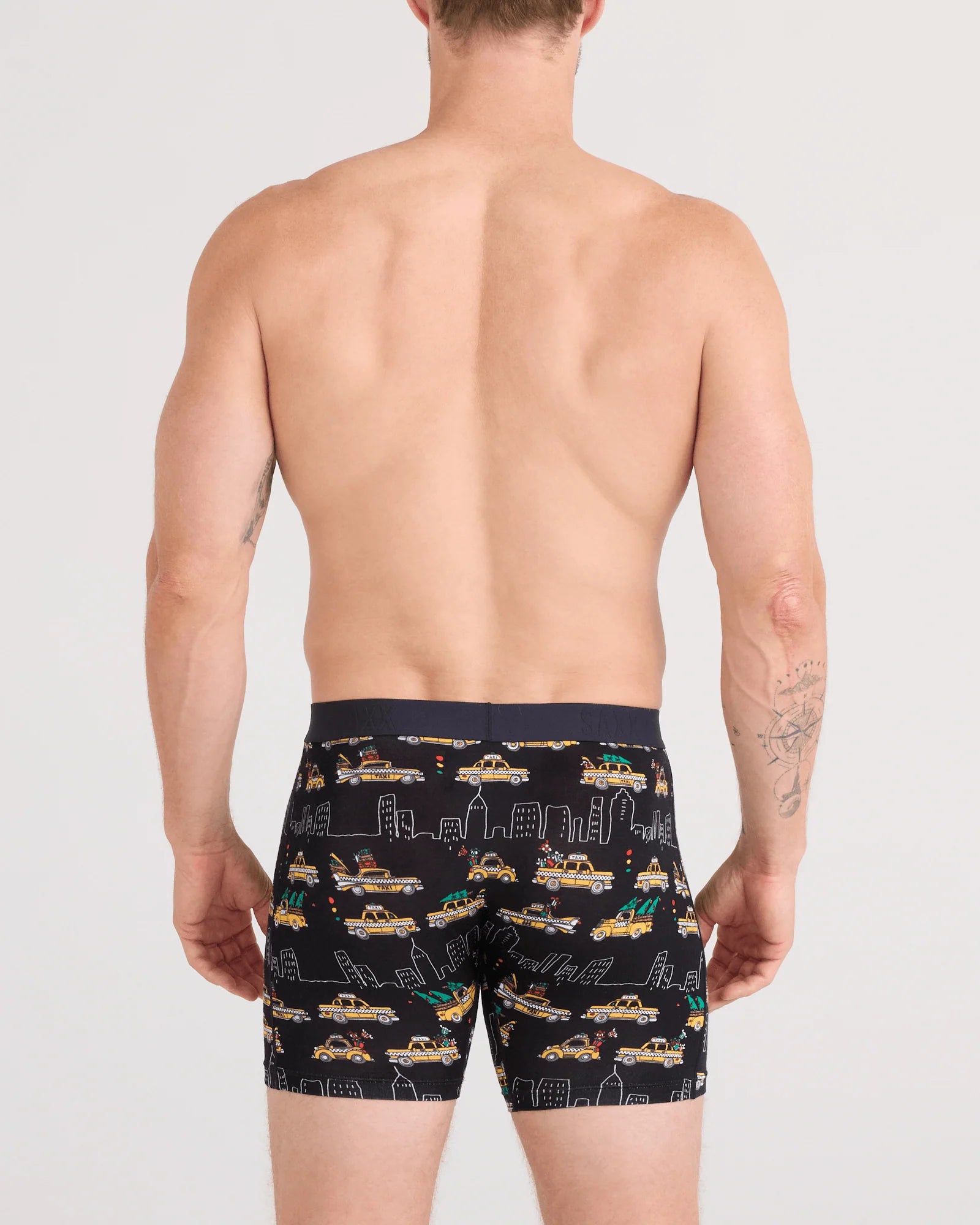 Vibe Xtra Soft Comfort Boxer Brief | Hail The Holiday/Black