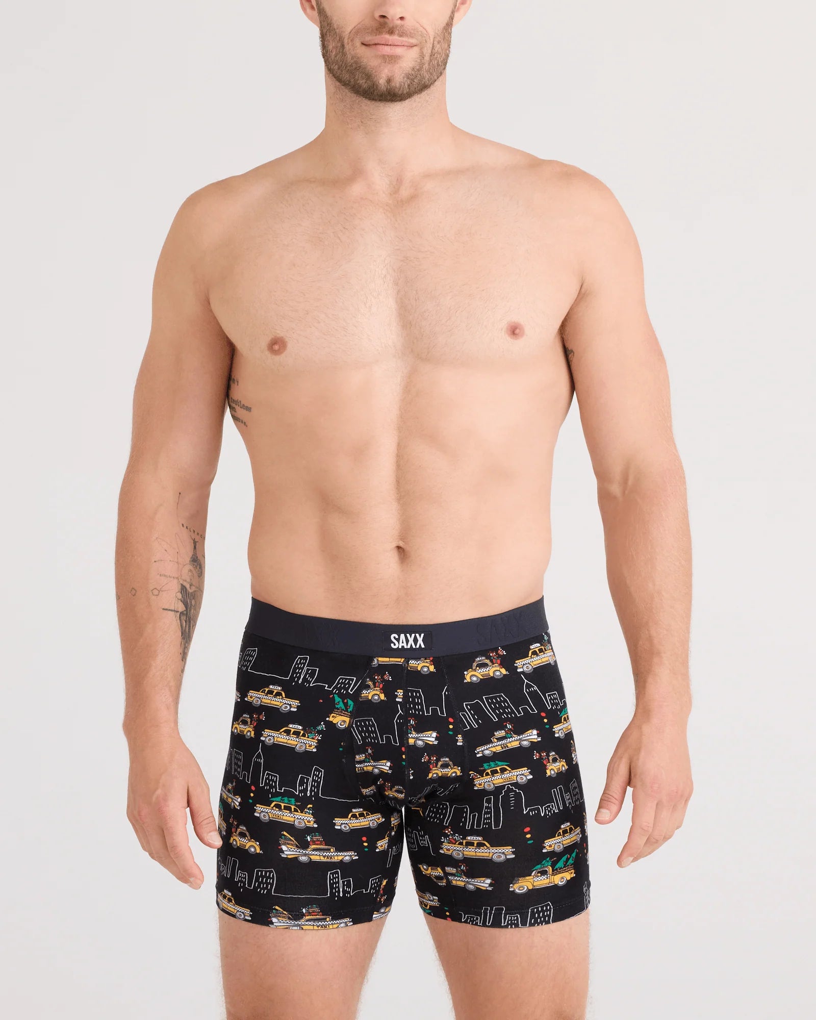 Vibe Xtra Soft Comfort Boxer Brief | Hail The Holiday/Black