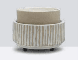 Wax Melter | Taupe & Ivory