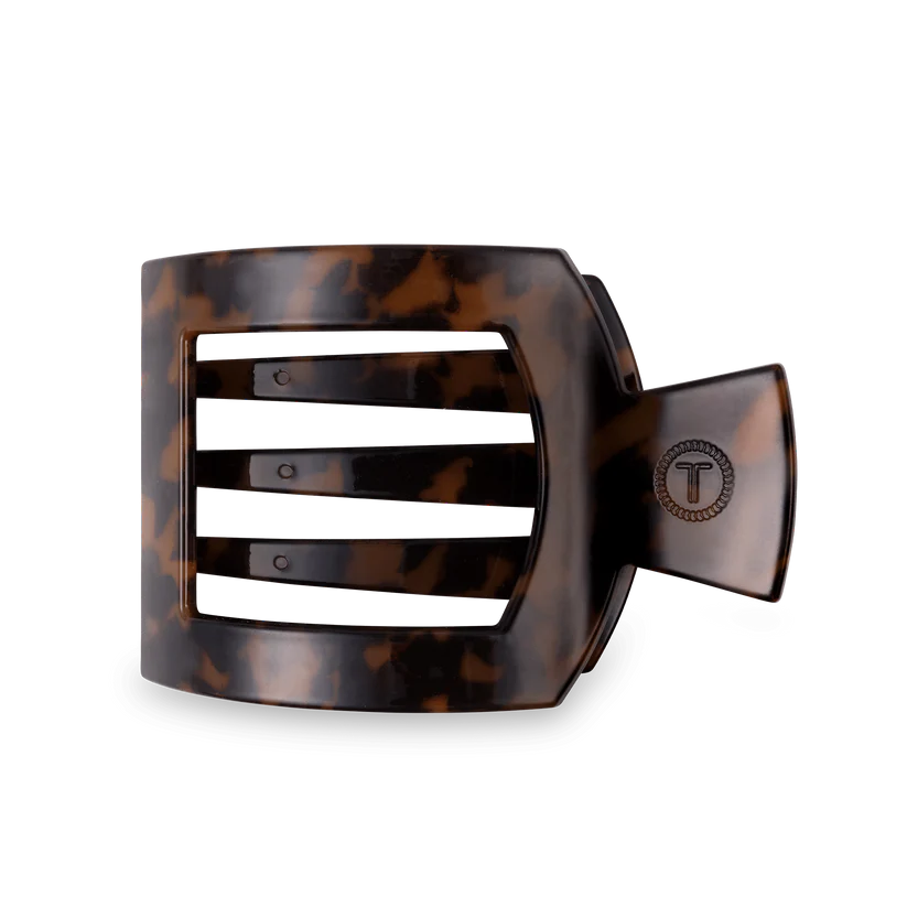 Flat Square Clip | Tortoise
