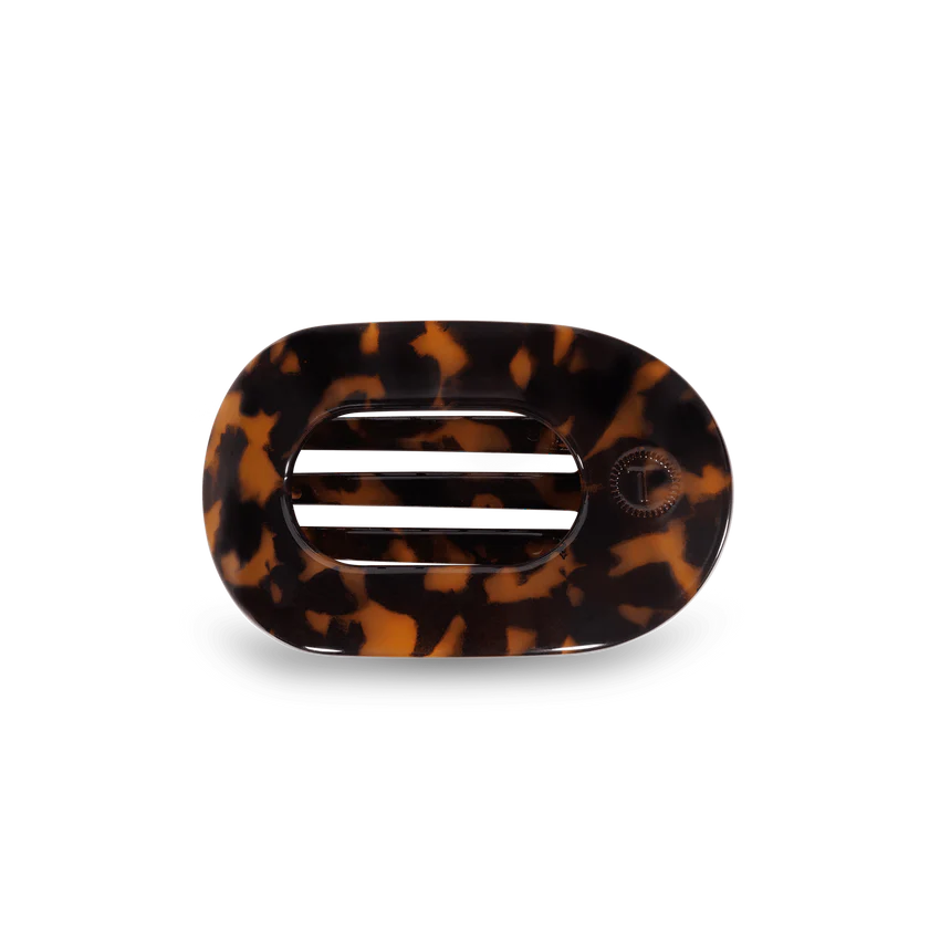 Flat Round Claw Clip | Tortoise