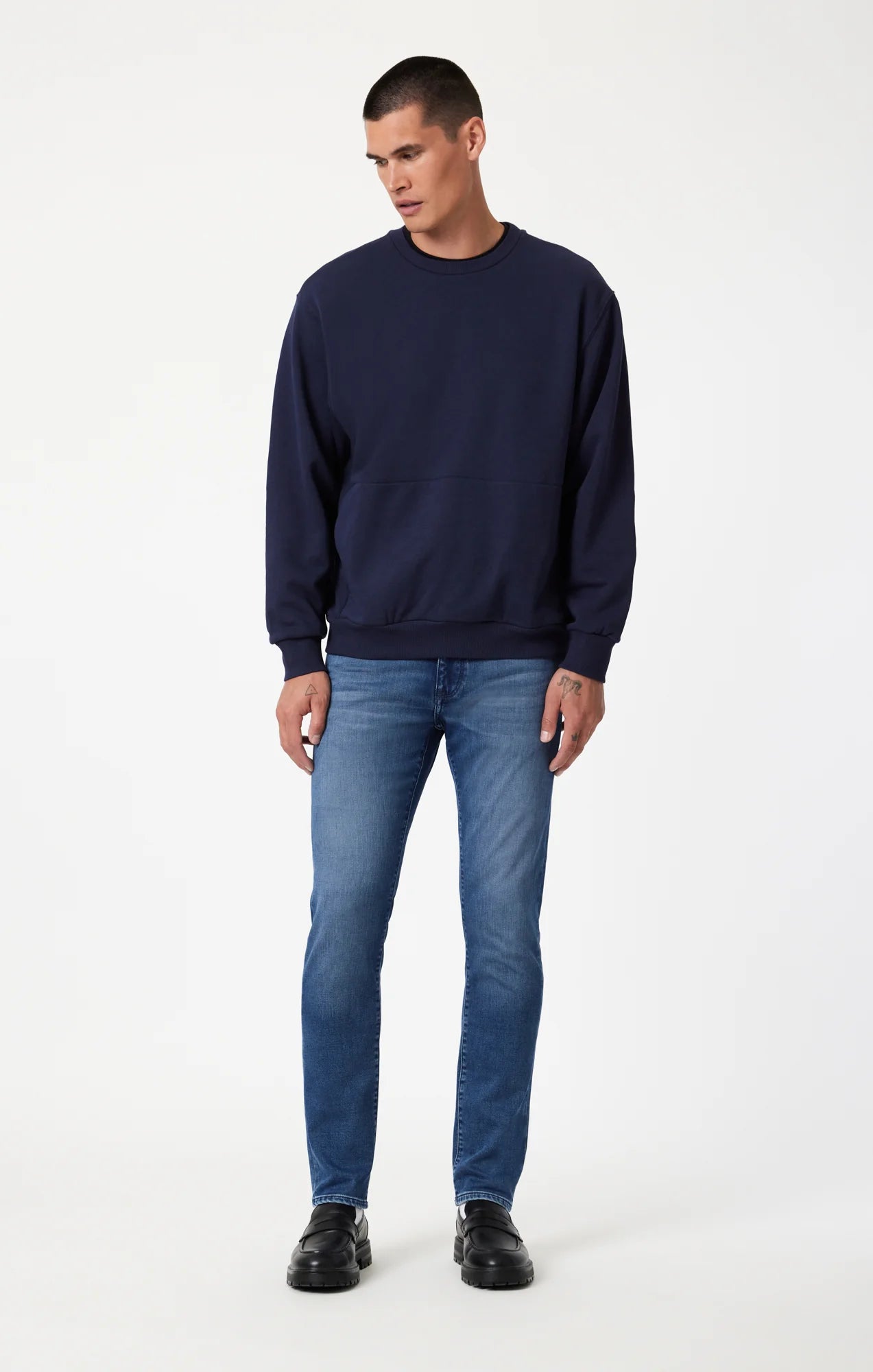 Zach Straight Leg Jean | Mid Tonal Active Comfort