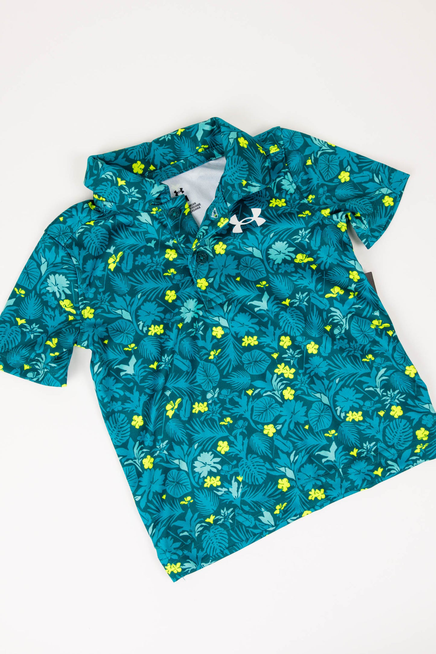 Under Armour Printed Polo | Hydro Teal