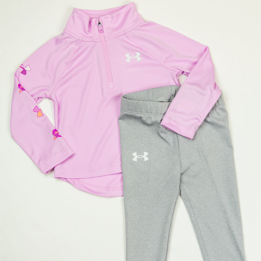 
                      
                        Under Armour 1/4 Zip 2 Piece Set | Stellar Pink
                      
                    