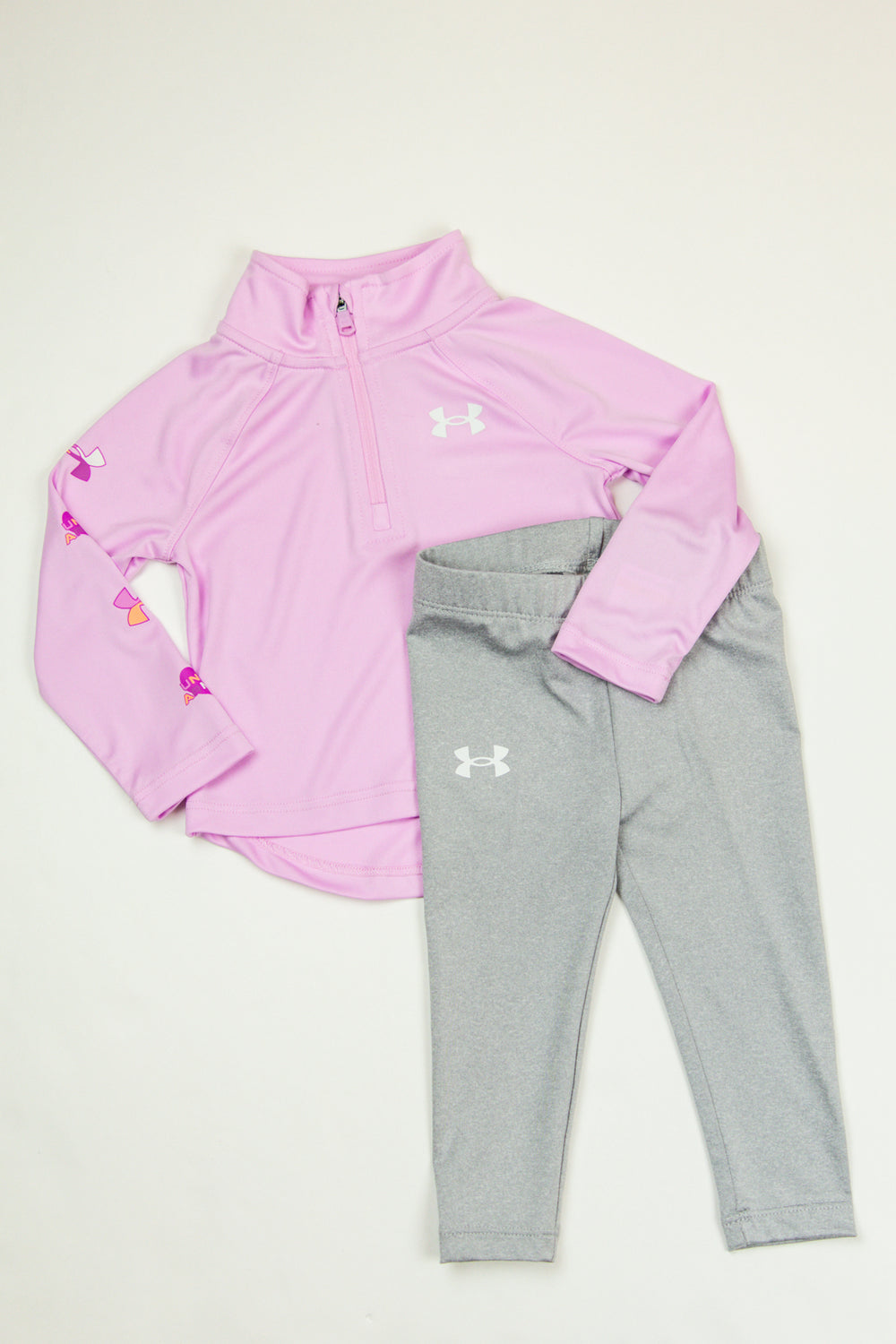 Under Armour 1/4 Zip 2 Piece Set | Stellar Pink