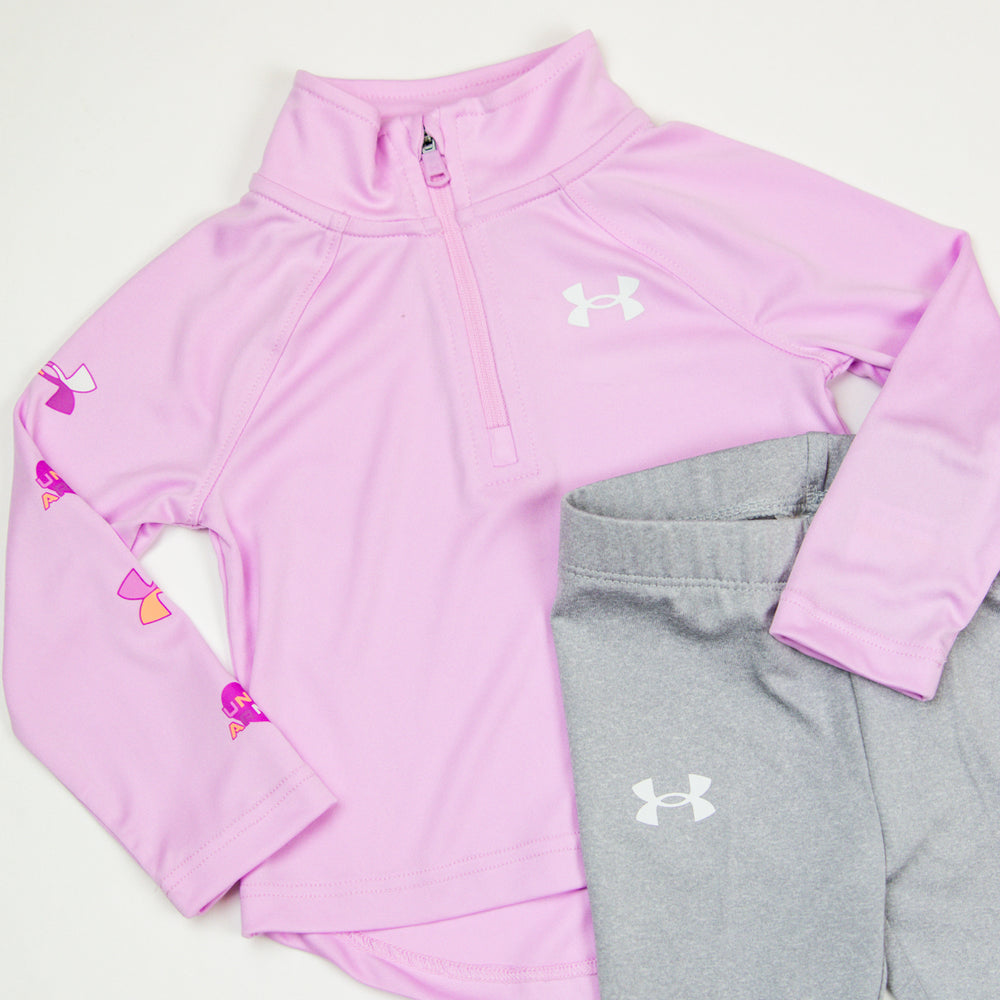 
                      
                        Under Armour 1/4 Zip 2 Piece Set | Stellar Pink
                      
                    