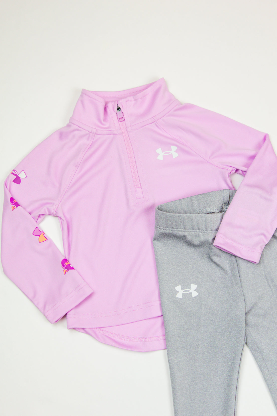 Under Armour 1/4 Zip 2 Piece Set | Stellar Pink