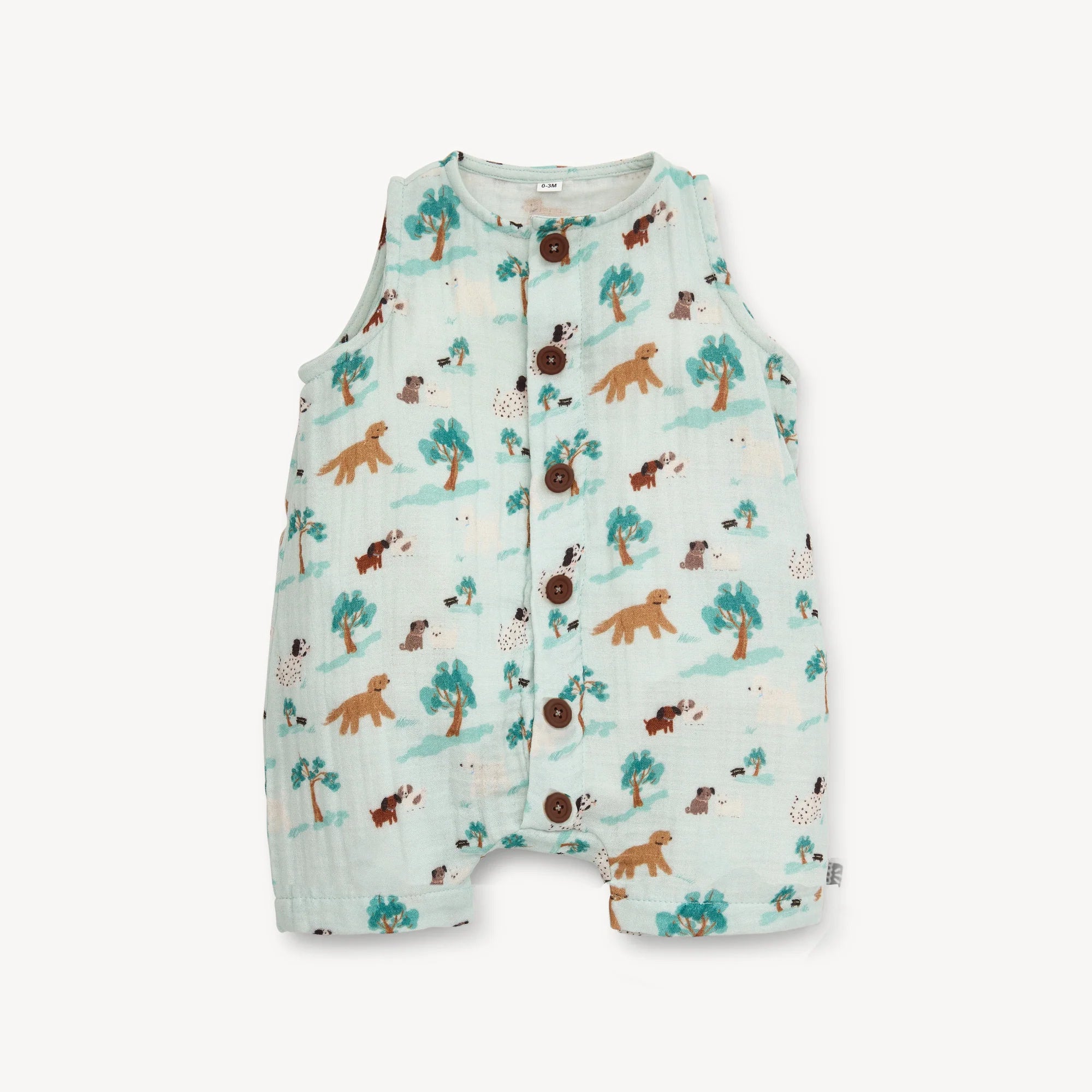 Magnetic Me S/L Cotton Coverall | Central Bark